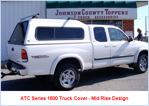 ATC Series 1600 Truck Cap. This truck cover is a mid rise design and you can get cool LED's built on.