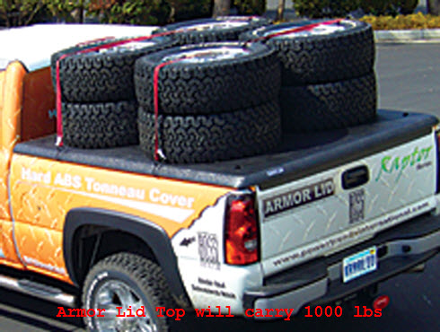 Armor Lid Hard Truck Bed Cover Carries 1000 Lbs