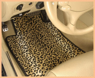 Designer Mat International Safari AutoMat in Leopard Design.