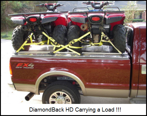 DiamondBack Aluminum Truck Bed Cover Holds up to 1600 lbs