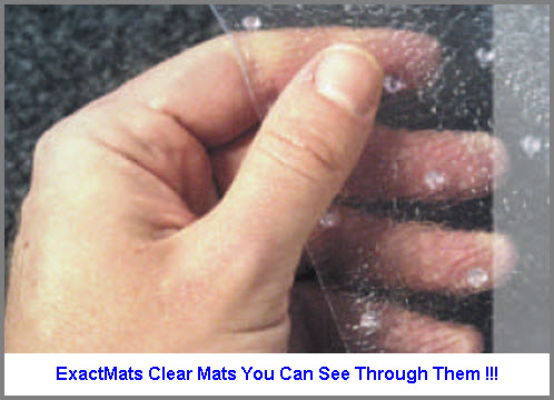 ExactMats Clear Mats You Can See Through Them