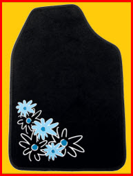 Floral Theme Car Mat from Plasticolor