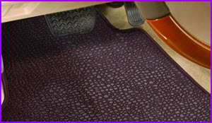 IntroTech Leather Car Mats in virgin condition really add a nice touch and smell to your luxury vehicle.