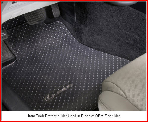 IntroTech Protect-a-Mat Clear Vinyl Car Floor Mat