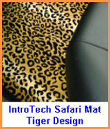 Intro-Tech Safari Car Floor Mat Tiger Design