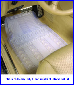 Intro-Tech Universal Fit Clear Vinyl Floor Mat