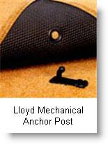 Lloyd Mats Car Mats use a mechanical anchor post to keep their mats from slipping on your vehicles floor.
