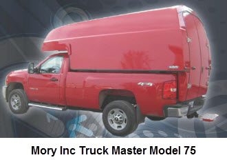 Master Truck Bed Series Model 75 is a universal fit, self contained truck cap for use in many applications.