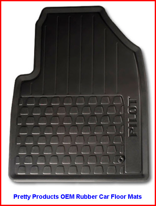 Pretty Car Mats by Pretty PRoducts LLC OEM Rubber Car Floor Mats