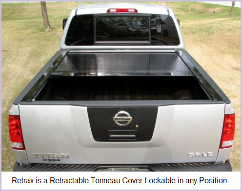 Retrax Bed Cover a high strength aluminum tonneau cover or sometimes called a hard truck lid.