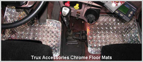 Big Rig Chrome Truck Floor Mats from Trux Accessories