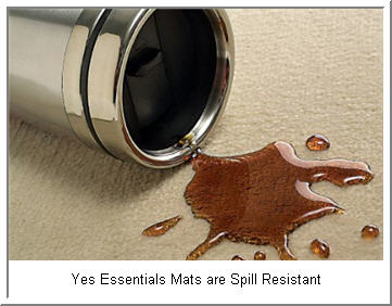 Clean Up Car Floor Mats with Yes Essentials floor mat resists stains, odors and mold mould. Keeps your vehicle smelling clean even if you spill milk!