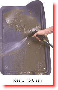 Clean Your Nifty Car Floor Mats or Floor Liners with soap, water and hose.