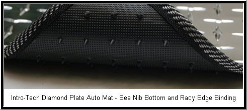 IntroTech Diamond Plate Car Floor Mat