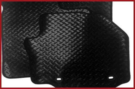 Heavy duty checker plate design is used in the Car Mats King Rubber Car Floor Mat product. Notice the grommets used to support your vehicles existing mat retention system. Heavy duty checker plate design is used in the Car Mats King Rubber Car Floor Mat product. Notice the grommets used to support your vehicles existing mat retention system.