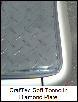 CrafTec Diamond Plate Finished Tonneau Cover