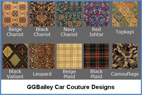 GGBailey Car Mats Car Couture Designs