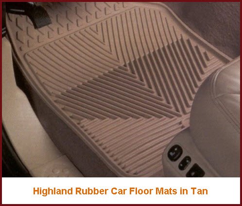 Highland Car Mats Rubber Semi Custom Fit
