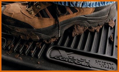 Husky Liners X-act Contour Floor Liner for cars, trucks and SUV's is soft and strong and keeps water and gunk off your feet.