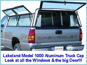 Lakeland Model 1000 Aluminum Truck Cap