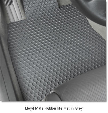Lloyd Mats RubberTite Car Mat has over 5000 patterns for a perfect fit. These rubber car mats have hundreds of deep rubber wells to trap dirt, water and gunk and keep it off your car's floor.
