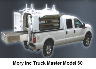 Master Truck Bed Series Model 60 is a universal fit, self contained truck cap for use in many applications.