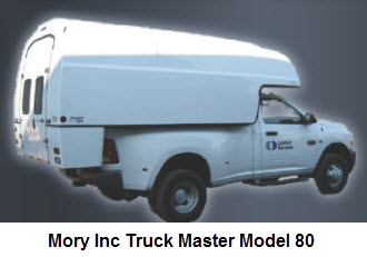 Master Truck Bed Series Model 80 is a universal fit, self contained truck cap for use in many applications.