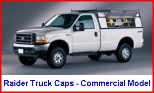 Raider Truck Caps Commercial Model Aluminum Truck Top