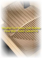 WeatherTech Semi Custom Fit Heavy Duty Rubber Truck and Car Floor Mat is just great floor protection!